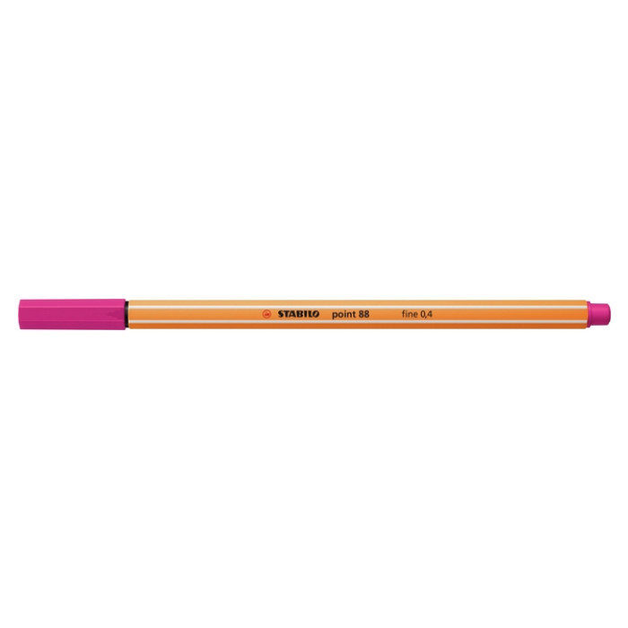 Fineliner STABILO point 88/56 fijn roze rood