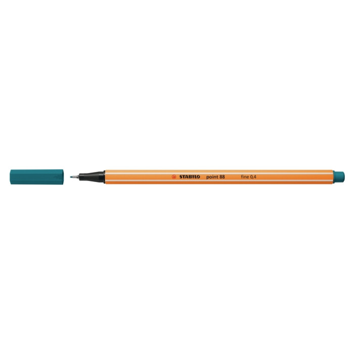 Fineliner STABILO point 88/51 fijn turquoiseblauw
