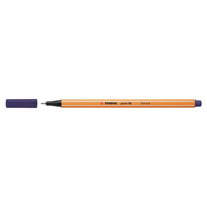Fineliner STABILO point 88/22 fijn Pruisisch blauw