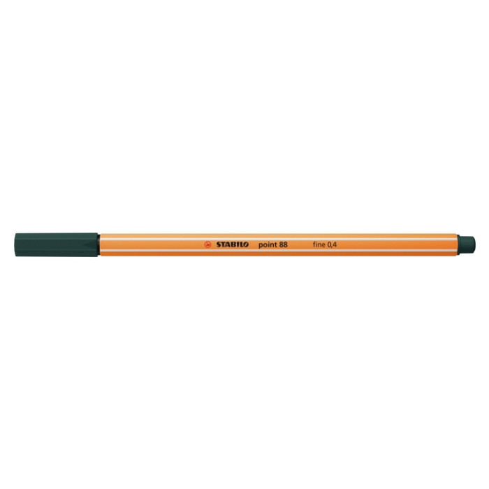 Fineliner STABILO point 88/63 fijn aardegroen