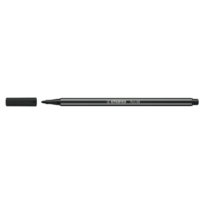 Viltstift STABILO Pen 68/46 medium zwart