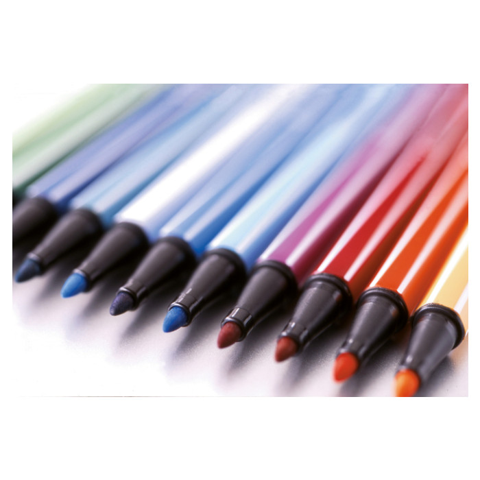 Viltstift STABILO Pen 68/41 medium ultramarijn blauw