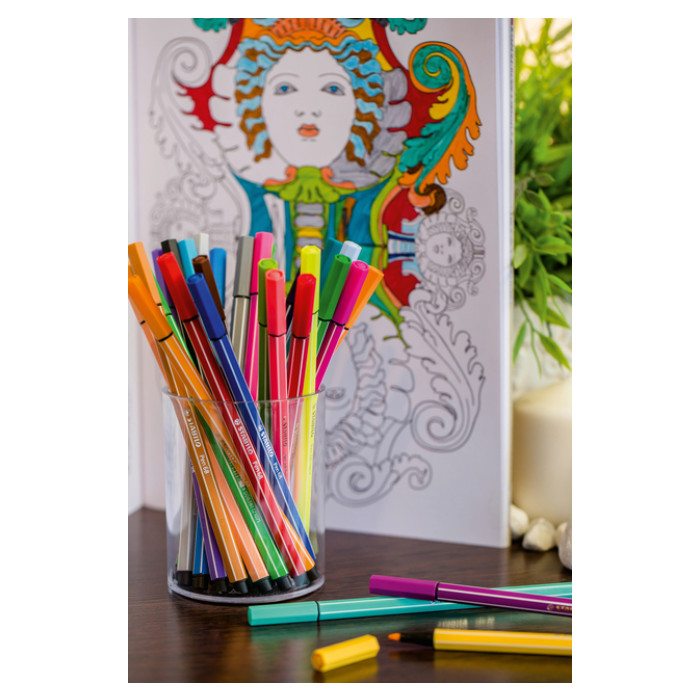 Viltstift STABILO Pen 68/19 medium heidepaars
