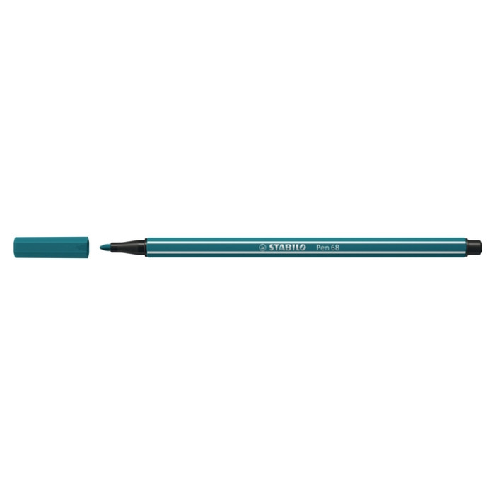 Viltstift STABILO Pen 68/51 medium turquoiseblauw