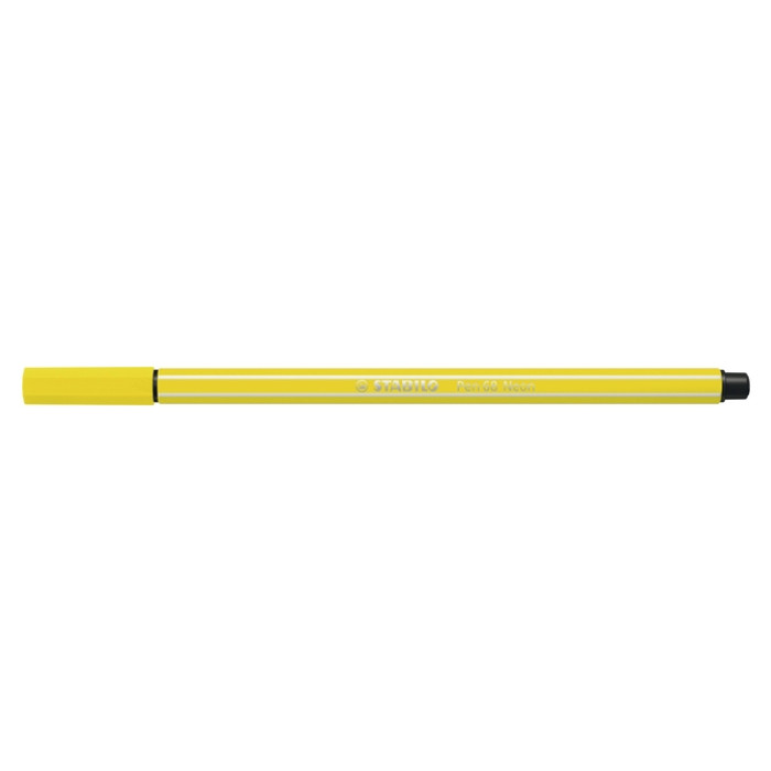 Viltstift STABILO Pen 68/024 medium neon geel