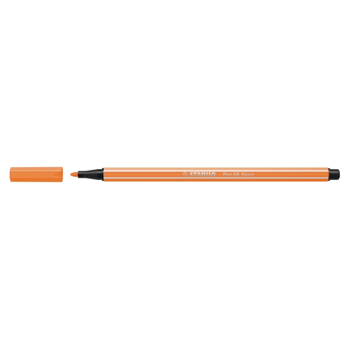 Viltstift STABILO Pen 68/054 medium neon oranje
