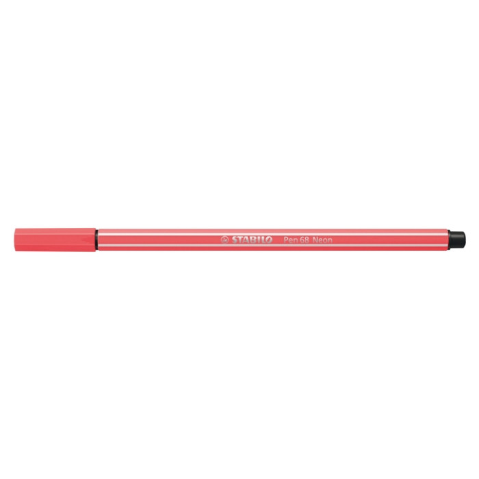 Viltstift STABILO Pen 68/040 medium neon rood