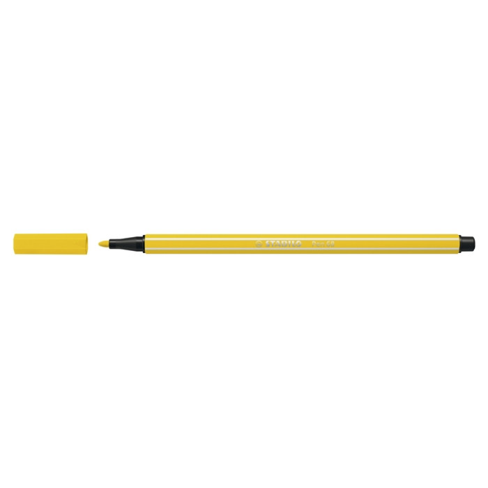 Viltstift STABILO Pen 68/24 medium citroengeel