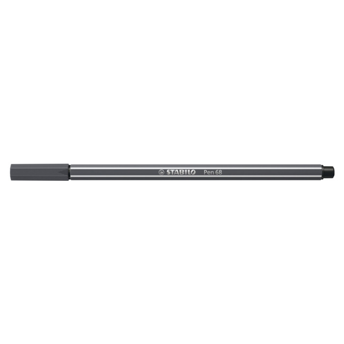 Viltstift STABILO Pen 68/97 medium diepkoud grijs