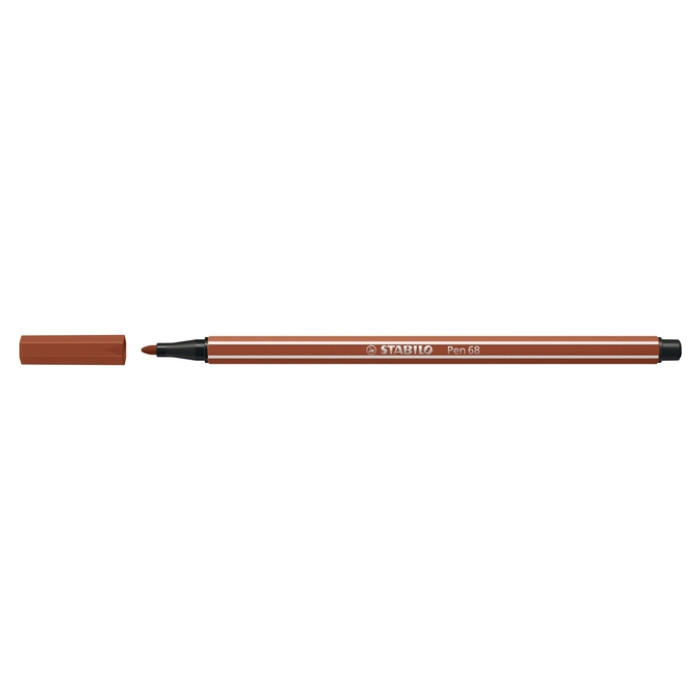 Viltstift STABILO Pen 68/38 medium roodkrijt