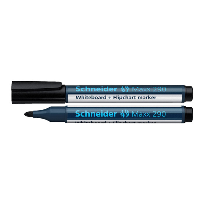 Whiteboardmarker Schneider Maxx 290 rond 2-3mm zwart
