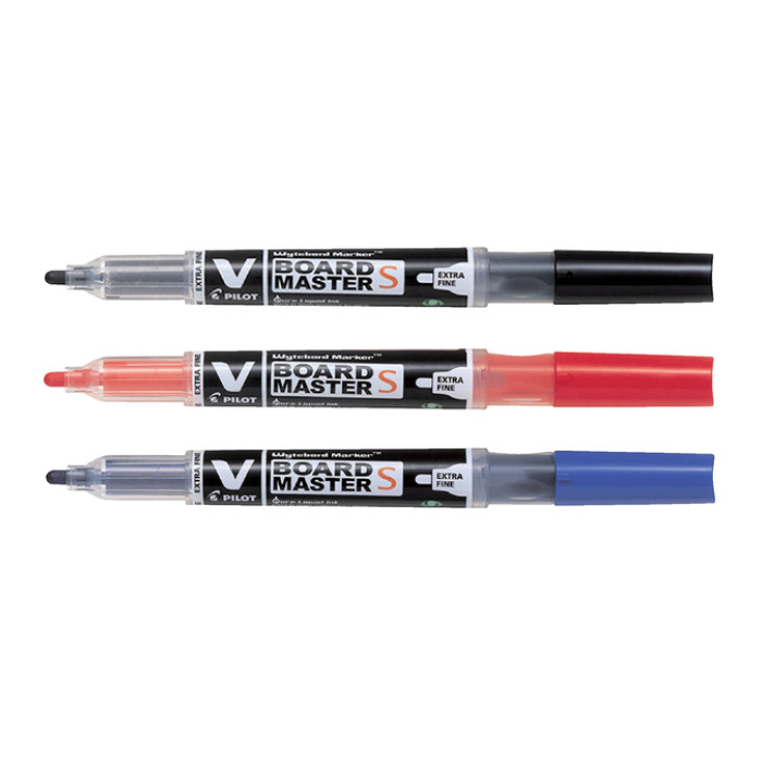 Whiteboardmarker Pilot rond extra fijn blauw