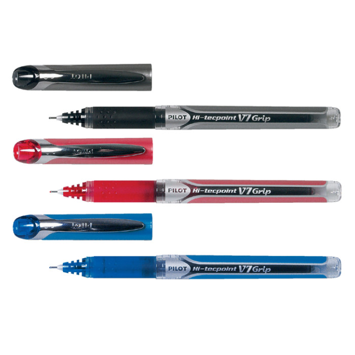 Rollerpen PILOT Hi-Tecpoint Grip V7 medium rood