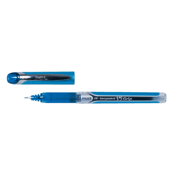 Rollerpen PILOT Hi-Tecpoint V5 Grip fijn blauw