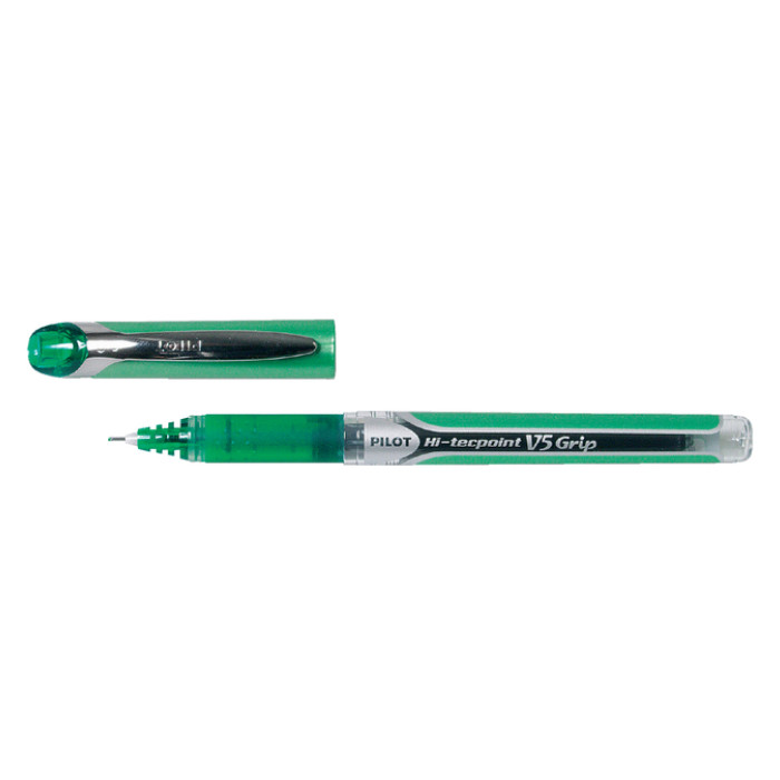 Rollerpen PILOT Hi-Tecpoint V5 Grip fijn groen