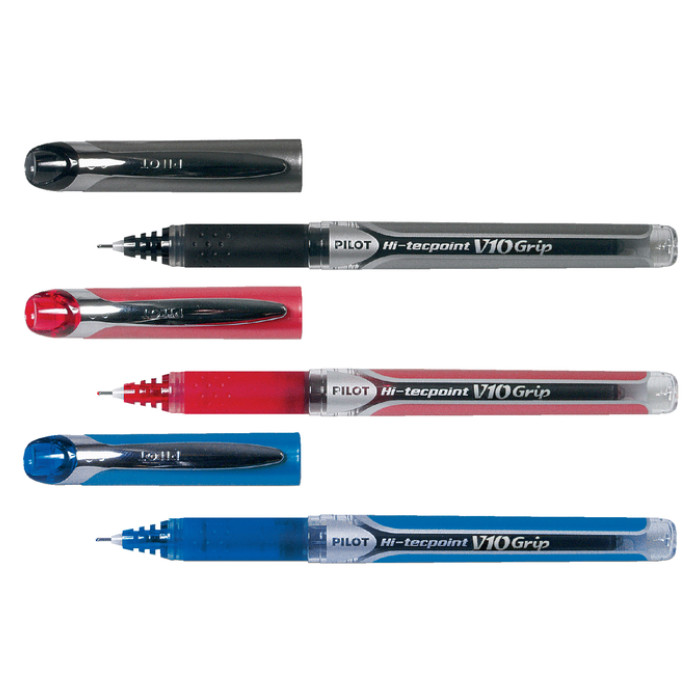 Rollerpen PILOT Hi-Tecpoint Grip V10 breed zwart