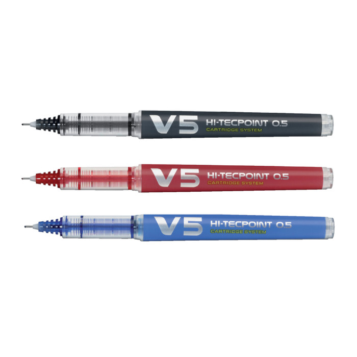 Rollerpen PILOT Begreen Hi-Tecpoint V5 fijn blauw