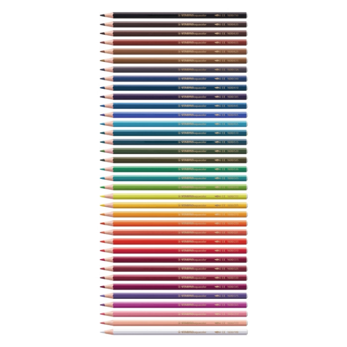 Kleurpotloden STABILO 1636 aquacolor Arty assorti etui à 36 stuks