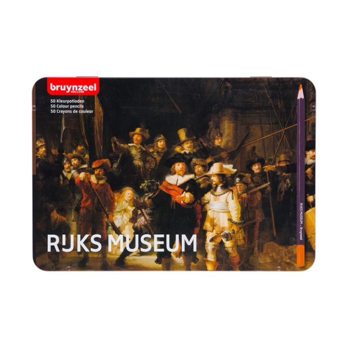Kleurpotloden Bruynzeel Rijksmuseum Rembrandt van Rijn ass blik à 50st