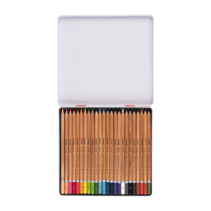 Kleurpotloden Bruynzeel Expression assorti blik à 24 stuks