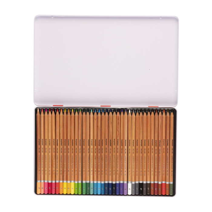 Kleurpotloden Bruynzeel Expression assorti blik à 36 stuks