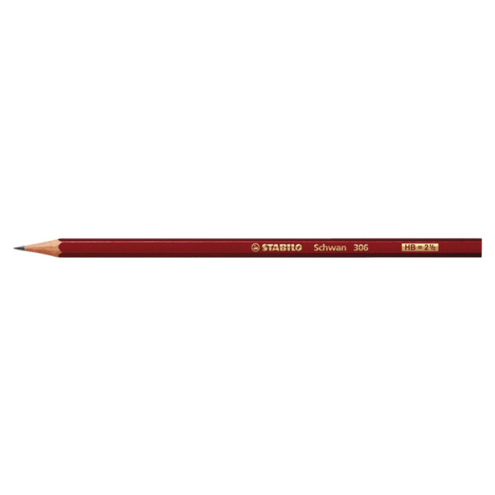 Potlood STABILO Schwan rood 306 HB