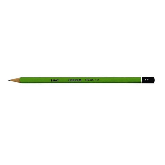 Potlood Bic Criterium 550 zeshoekig 6B