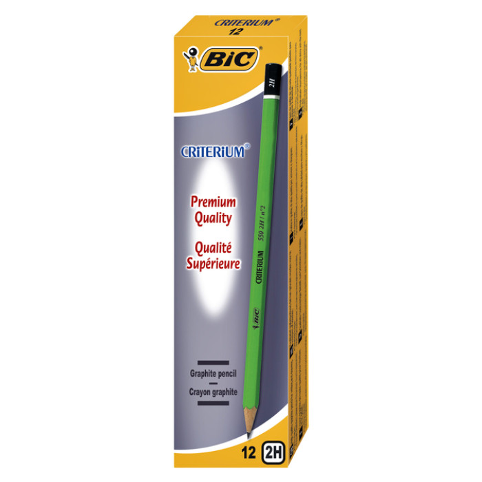 Potlood Bic Criterium 550 zeshoekig 2H
