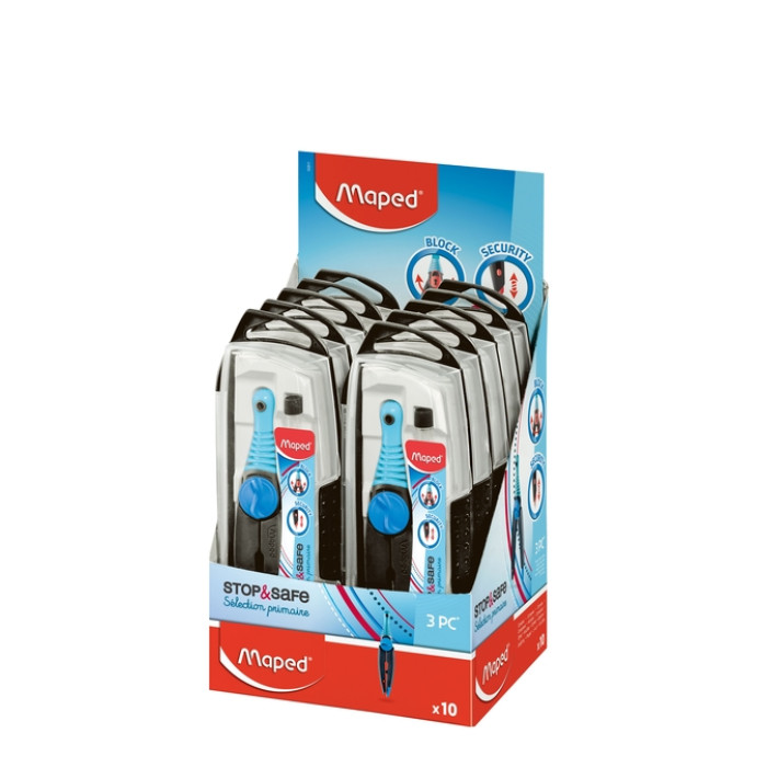 Passer Maped Stop & Safe 3delig display á 10 stuks assorti