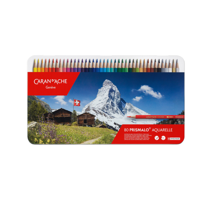 Kleurpotloden Caran d'Ache Prismalo 80 stuks assorti