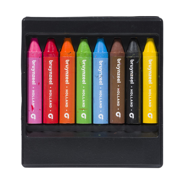Waskrijt Bruynzeel Kids Pocoyo assorti 8 stuks