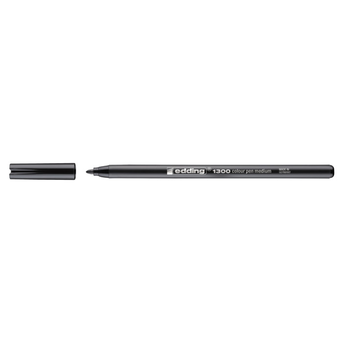 Fineliner edding 1300 medium zwart