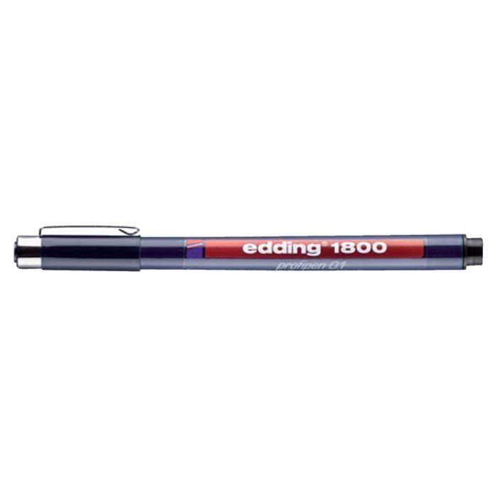 Fineliner edding 1800 0.25mm zwart