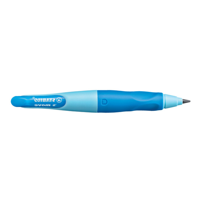 Vulpotlood STABILO Easyergo HB 3.15mm links bl/dblauw slijper blister