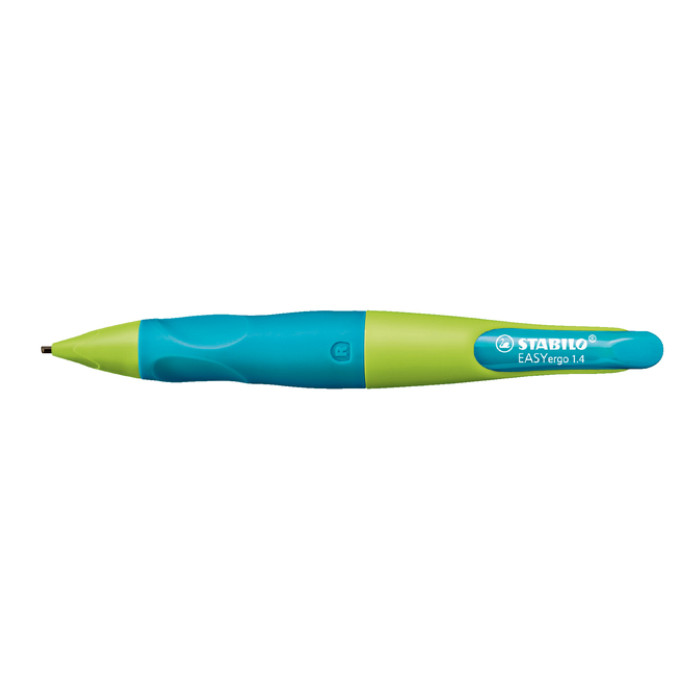 Vulpotlood STABILO Easyergo HB 1.4mm rechts limoen/aquamarine blister