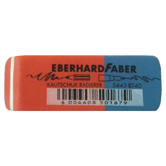 Gum Eberhard Faber EF-585443 potlood/inkt rood/blauw