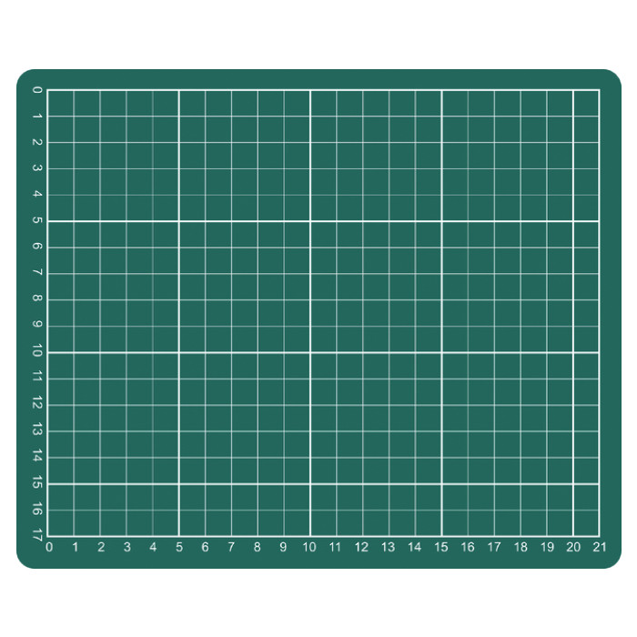 Snijmat A5 230x190mm groen