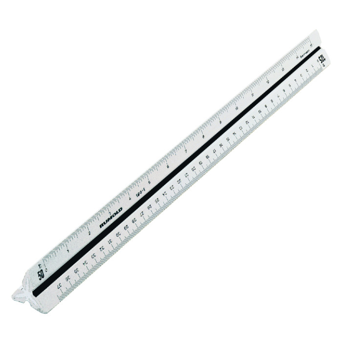 Schaalstok Rumold 150/30 4 1:100/200/250/300/400/5
