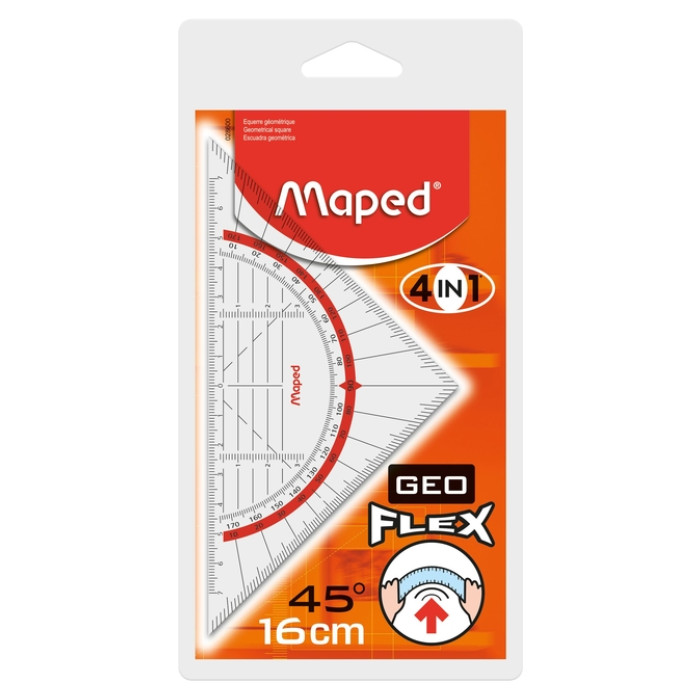 Geodriehoek Maped GeoFlex 16cm