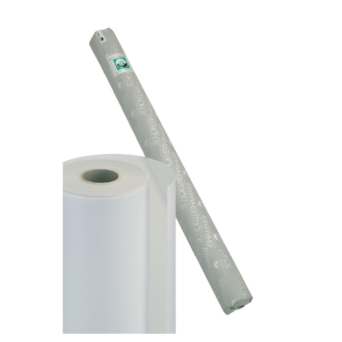 Tekenpapier Schoellershammer 110cmx20m 110-115gr transparant