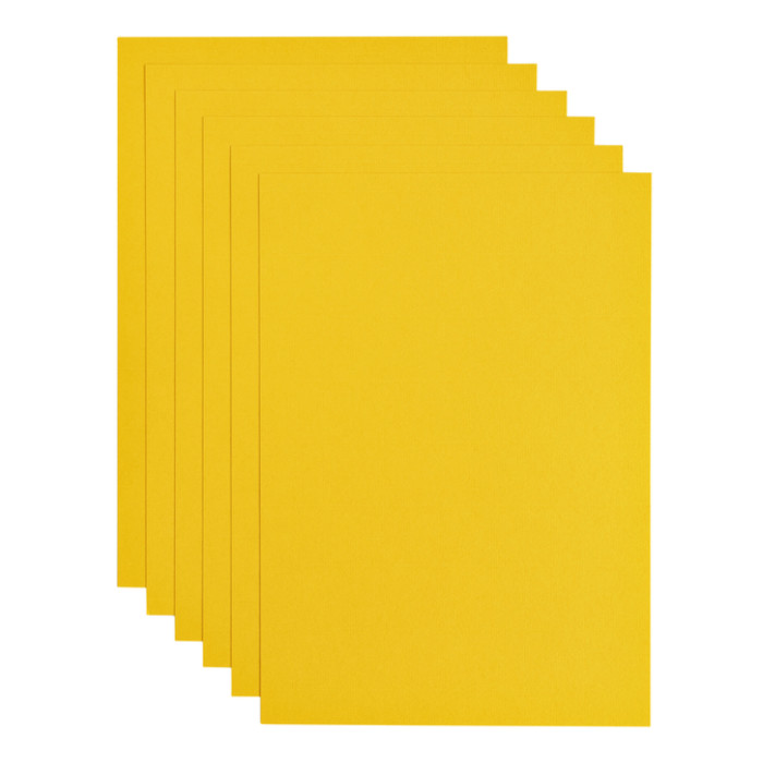 Kopieerpapier Papicolor A4 200gr 6 vel dottergeel