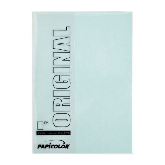 Kopieerpapier Papicolor A4 200gr 6 vel zeegroen