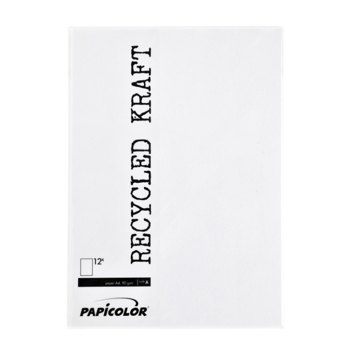 Kopieerpapier Papicolor A4 220gr 6 vel kraft wit