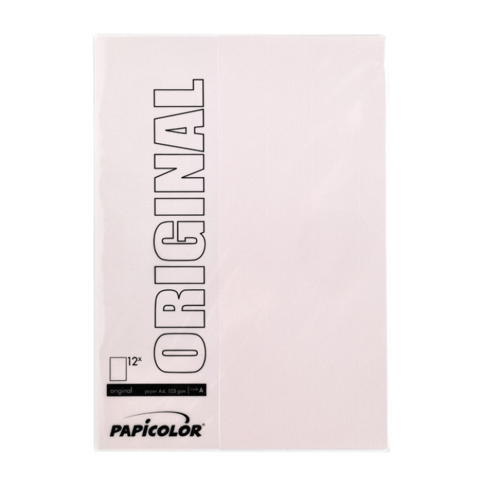 Kopieerpapier Papicolor A4 100gr 12 vel lichtroze
