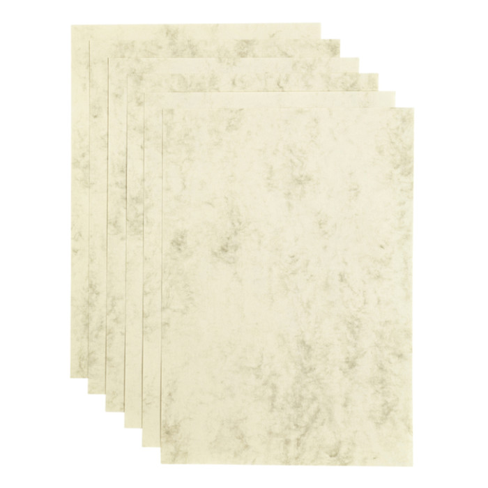 Kopieerpapier Papicolor A4 90gr 12 vel marble ivoor