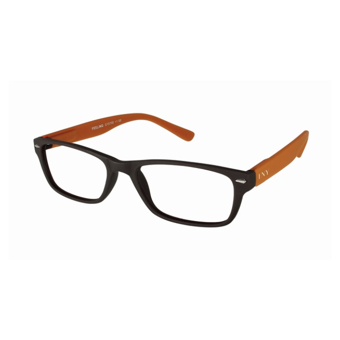 Leesbril I Need You +2.00 dpt Feeling bruin-oranje