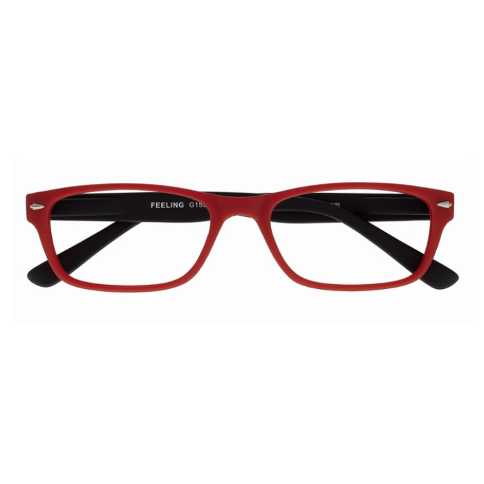 Leesbril I Need You +2.00 dpt Feeling rood-zwart