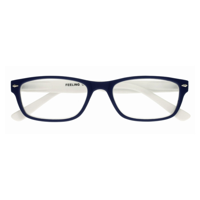 Leesbril I Need You +3.00 dpt Feeling blauw-wit