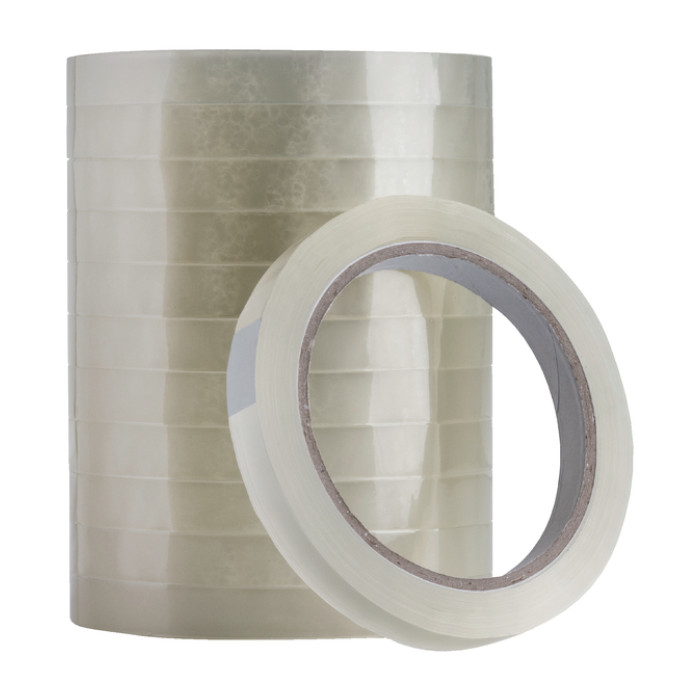 Plakband Quantore 12mmx66m transparant