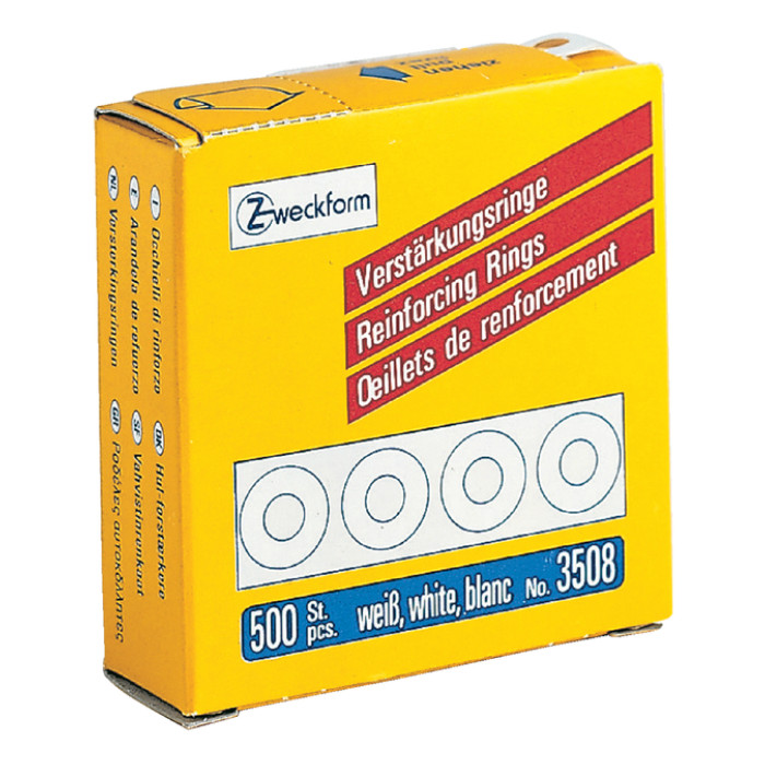 Versterkingsringen Avery 3508 13mm wit 500 stuks